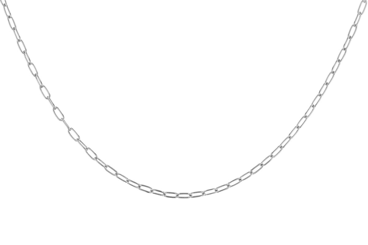 C328-42155: PAPERCLIP SM (24IN, 2.40MM, 14KT, LOBSTER CLASP)