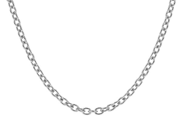 F328-43027: CABLE CHAIN (20IN, 1.3MM, 14KT, LOBSTER CLASP)