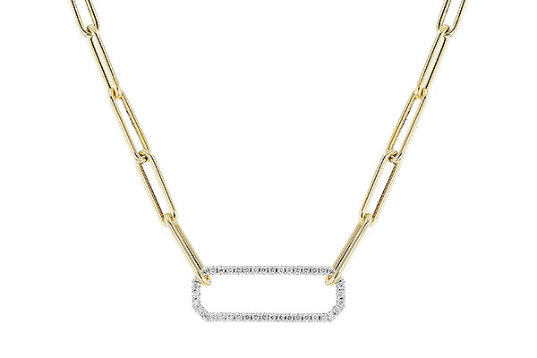 H328-36718: NECKLACE .50 TW (17 INCHES)