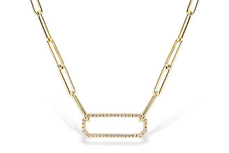 H328-36718: NECKLACE .50 TW (17 INCHES)