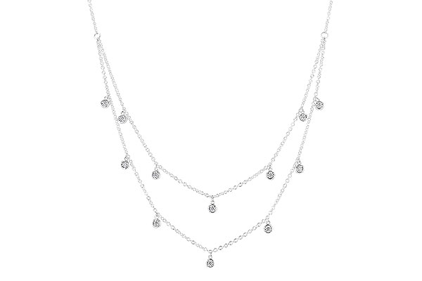 H328-37618: NECKLACE .22 TW (18 INCHES)