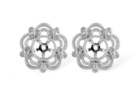 A240-22173: EARRING JACKETS .16 TW (FOR 0.75-1.50 CT TW STUDS)