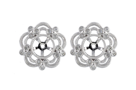 A240-22173: EARRING JACKETS .16 TW (FOR 0.75-1.50 CT TW STUDS)