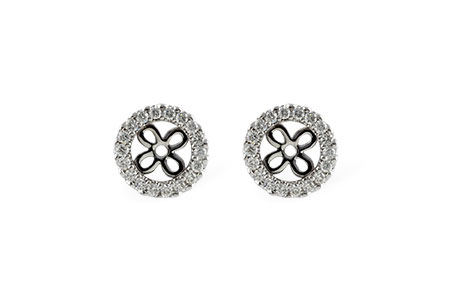 A242-03919: EARRING JACKETS .24 TW (FOR 0.75-1.00 CT TW STUDS)