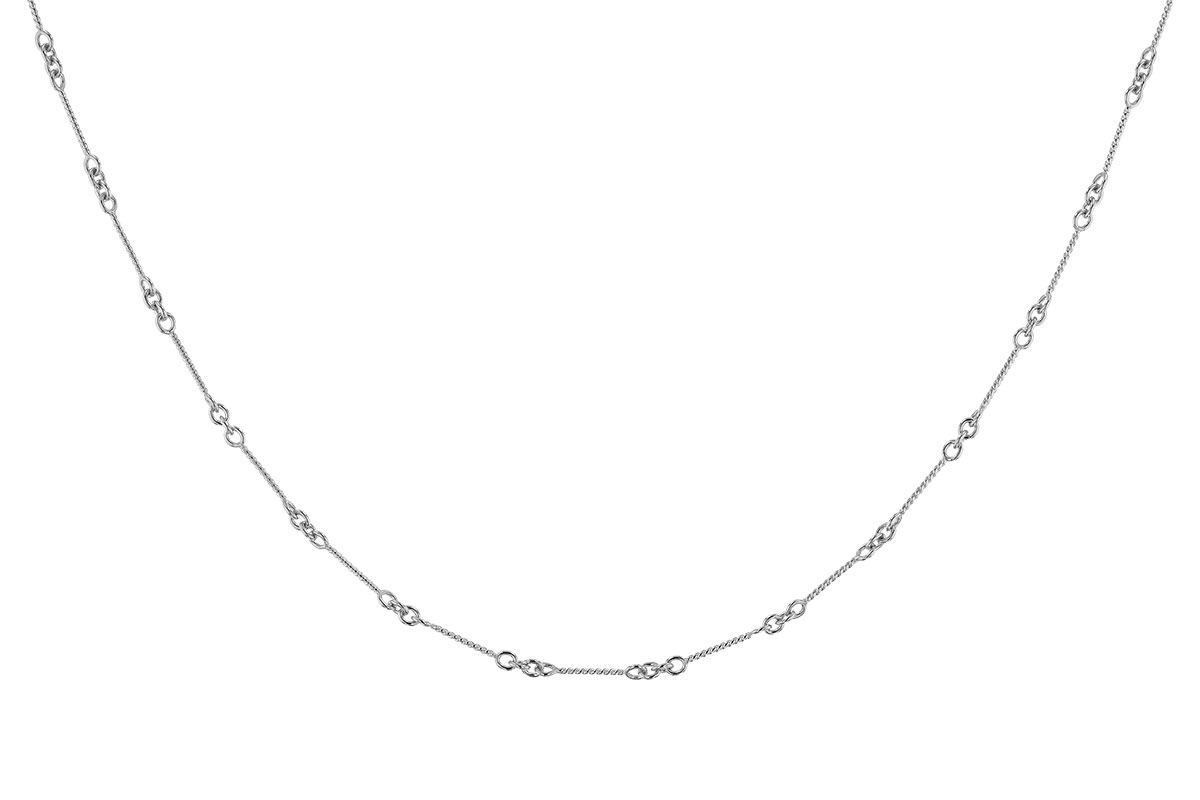 A329-27555: TWIST CHAIN (16IN, 0.8MM, 14KT, LOBSTER CLASP)