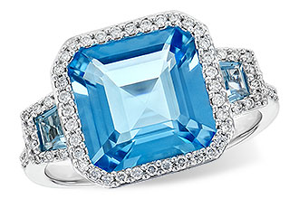 C244-80318: LDS RG 4.40 TW BLUE TOPAZ 4.60 TGW