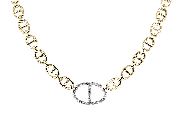 H328-44845: NECKLACE .65 TW (17")