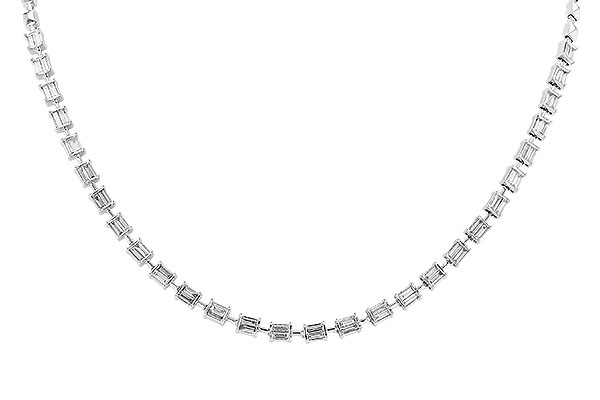 L328-40300: NECKLACE 2.02 TW BAGUETTE