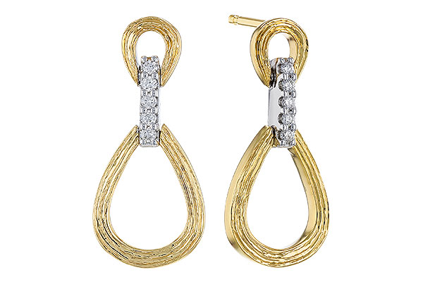 L329-28481: EARRINGS .07 TW